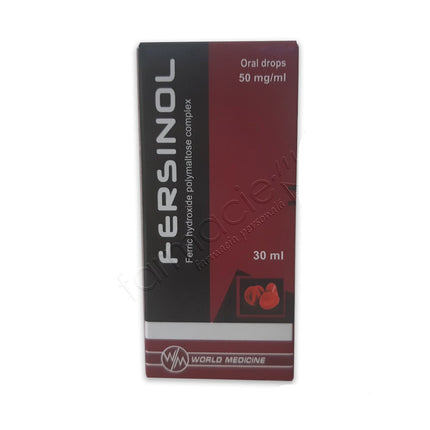 Fersinol Oral Drops 30 Ml
Liquid Iron Supplement