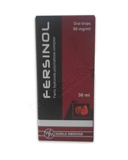 Fersinol Oral Drops 30 Ml
Liquid Iron Supplement