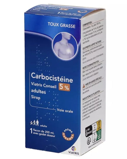Carbocysteine 5% Adult Sugar Free 200 ml