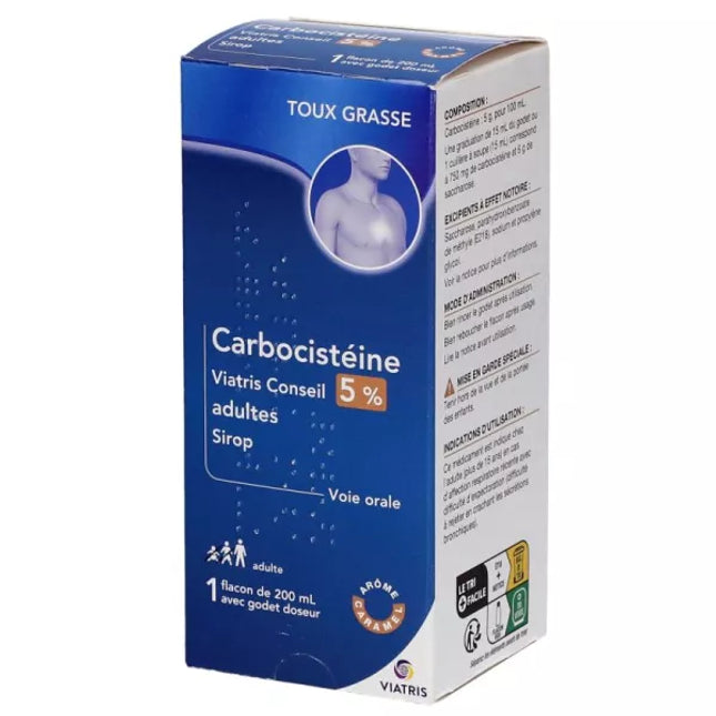 Carbocysteine 5% Adult Sugar Free 200 ml