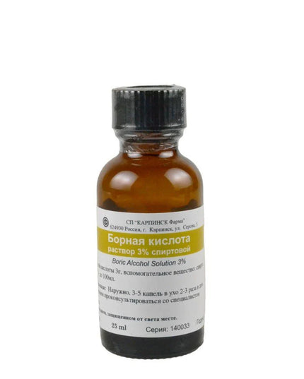 Boric Acid 3% Solution 25 ml