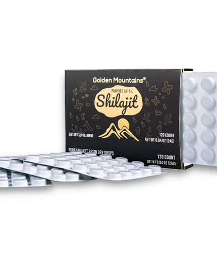 Shilajit  Altai "Golden Mountains" Siberian Green 120 Dry Drops