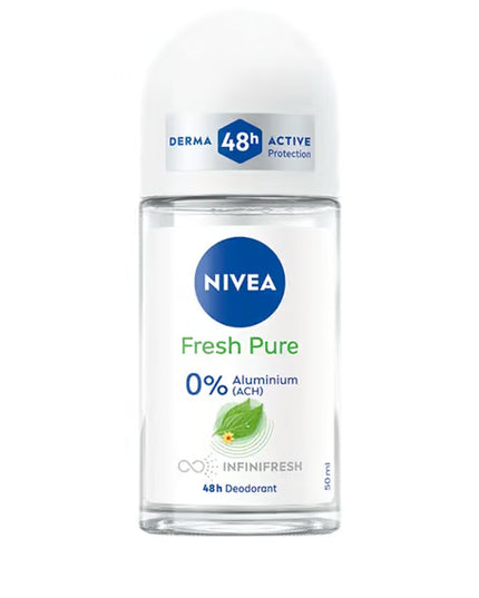 Nivea Roll-On Deodorant, 50 ml  Daily Antiperspirant Roll-On for Freshness & Odor Protection