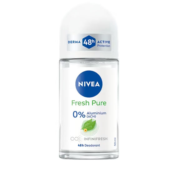 Nivea Roll-On Deodorant, 50 ml  Daily Antiperspirant Roll-On for Freshness & Odor Protection