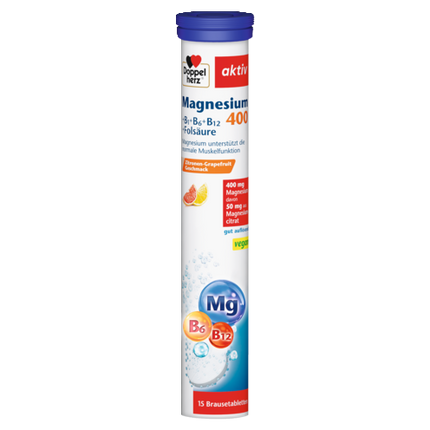 DOPELHERZ ACTIVE MAGNESIUM 400+B1+B6+B12+FOLIC ACID #15