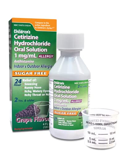 Children's Cetirizine HCL Solution Grape 4oz (Л-Цет)
