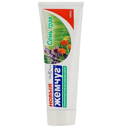 Seven Herbs Toothpaste "New Pearl" – Nevskaya Kosmetika, 100 ml
