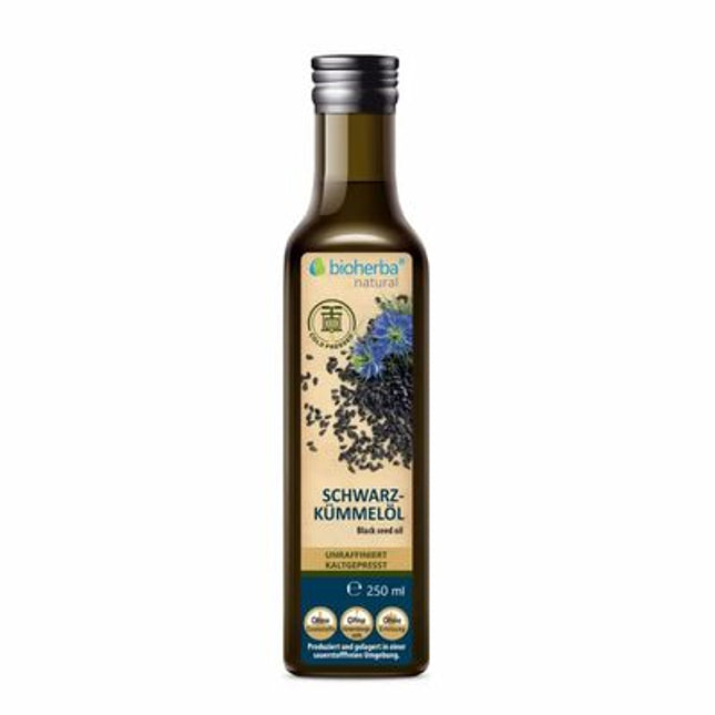 Bioherba Black Cumin Oil - cold-pressed unrefined 250ml