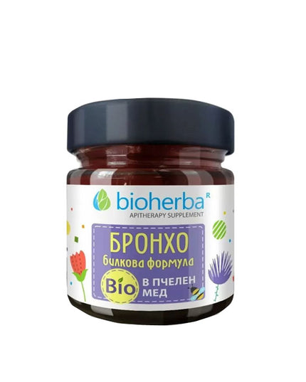 BIOHERBA Broncho Herbal Formula in ORGANIC HONEY 280 g
