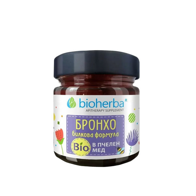 BIOHERBA Broncho Herbal Formula in ORGANIC HONEY 280 g