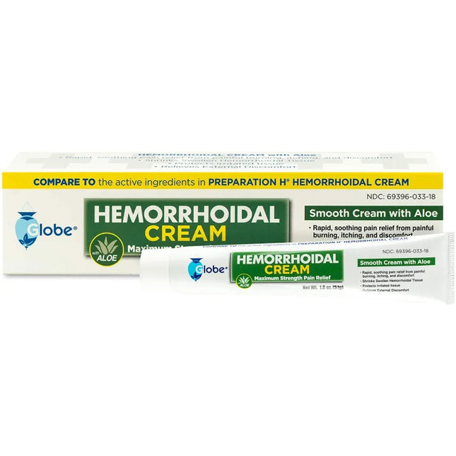 Globe, Globe Hemorrhoidal Cream, Hemorrhoid Cream, Hemorrhoid Relief, Pramoxine HCl, Phenylephrine HCl, Aloe Vera, Itching Relief, Burning Relief, Hemorrhoid Treatment, External Hemorrhoids, Internal Hemorrhoids, Anorectal Care, Personal Care, First Aid, Digestive Health, Globe Aloe Cream, Maximum Strength Hemorrhoid Relief, Геморрой, Крем От Геморроя, Прамоксин, Фенилэфрин, Зуд, Жжение, Средство От Геморроя, Уход За Кожей, Crema Para Hemorroides, Alivio De Hemorroides, Pramoxina, Fenilefrina, Picazón, Ardo