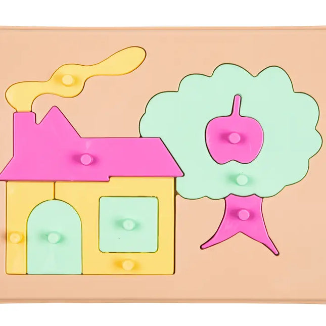 ELFIKI Baby Puzzles Eco Toy | BIO-Based Educational Puzzle for Toddlers 1+