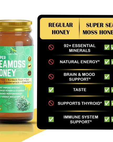 Super Sea Moss Honey – 16 oz