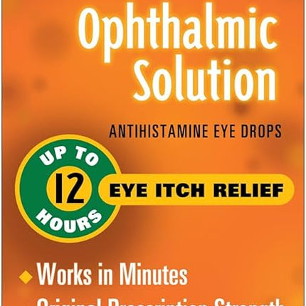Ketotifen Allergy Eye Drops for Itchy, Red & Watery Eyes – 0.17 fl oz (5 mL)