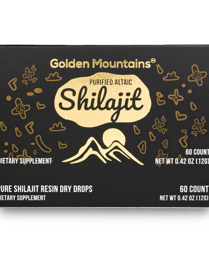 Siberian Green Pure Altai Shilajit Resin with Burdock Root Extract – 60 Dry Drops