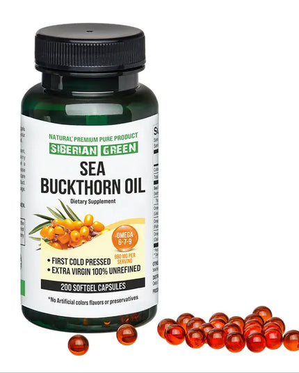Siberian Sea Buckthorn Oil 200 Softgels