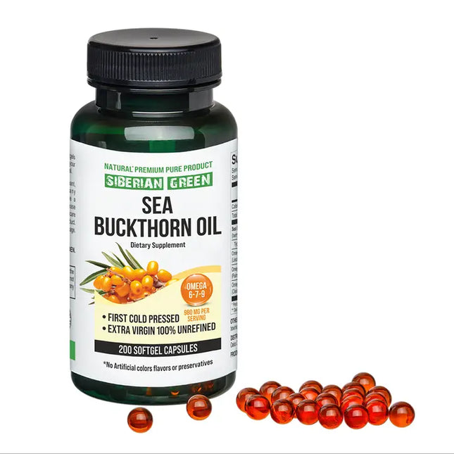 Siberian Sea Buckthorn Oil 200 Softgels