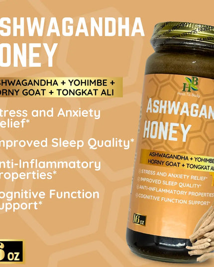 Ashwagandha Honey – 16 oz