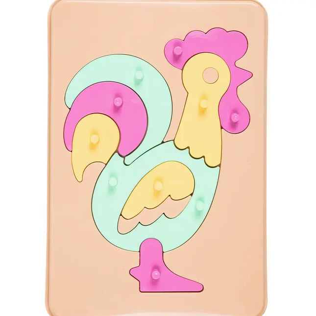 ELFIKI Baby Puzzles Eco Toy | BIO-Based Educational Puzzle for Toddlers 1+