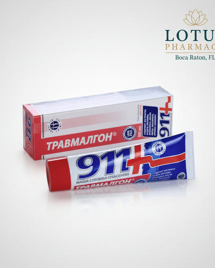 911 Travmalgon Gel Balm is a warming, plant-based topical gel formulated to help ease muscle pain, reduce inflammation, improve circulation, and soothe discomfort related to sports injuries, strains, sprains, and everyday physical activity. Its warming effect promotes relaxation of tight muscles and supports local comfort after exertion.&nbsp;
