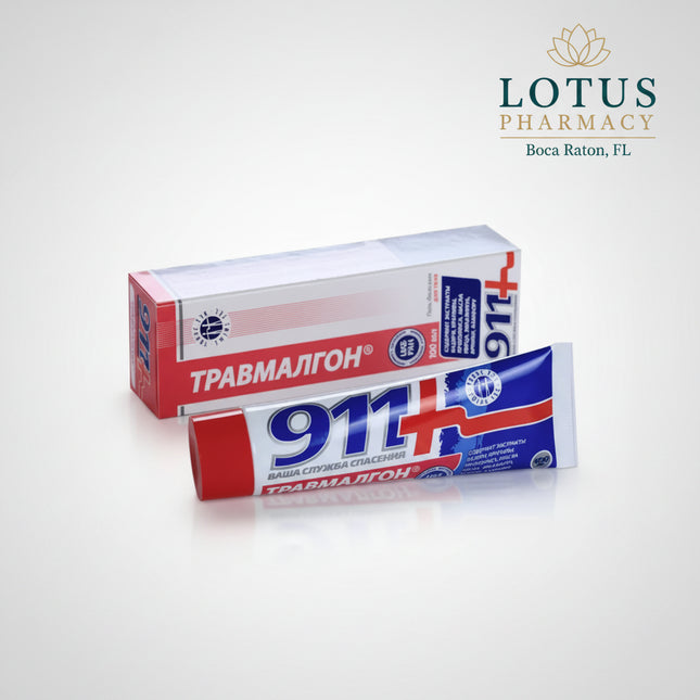 911 Travmalgon Gel Balm is a warming, plant-based topical gel formulated to help ease muscle pain, reduce inflammation, improve circulation, and soothe discomfort related to sports injuries, strains, sprains, and everyday physical activity. Its warming effect promotes relaxation of tight muscles and supports local comfort after exertion.&nbsp;