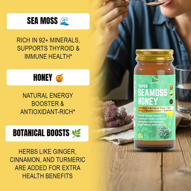 Super Sea Moss Honey – 16 oz