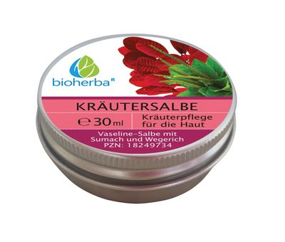 Bioherba Herbal Ointment Vaseline Ointment with Sumac and Plantain 30ml