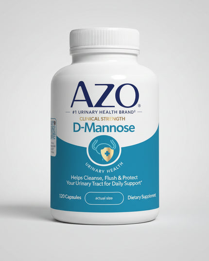 AZO D-Mannose Urinary Tract Health — 120 Capsules