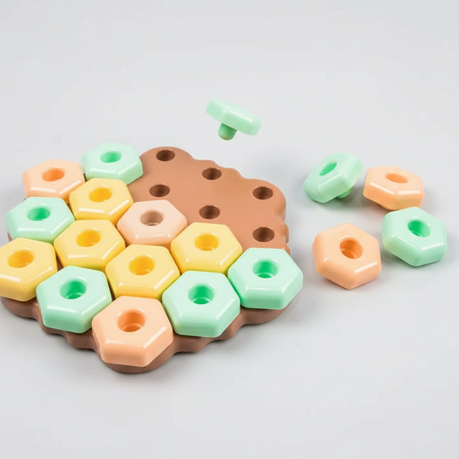 A bright, fun, and educational puzzle that turns playtime into learning time!
The ELFIKI Playing Puzzles set includes 20 large, durable pieces designed for small hands — perfect for helping children develop logic, coordination, and attention while discovering shapes and colors.