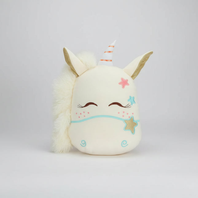A fairy pillow - unicorn "Lilu" by Tigres will bring pleasure to its owner. &nbsp;It will become a good friend to your baby. &nbsp;The pillow is stylish, practical, soft, and pleasant to touch. &nbsp;The product can be used as an element of decor, as an accessory for rest, and as a toy for playtime. &nbsp;The pillow is made of environmentally friendly materials and it perfectly retains its shape after repeated washings.