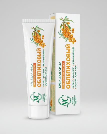 A lightweight nourishing face cream designed for normal skin, enriched with sea buckthorn extract and natural oils. It gently tones, softens, and moisturizes the skin while strengthening the hydrolipid barrier. Absorbs quickly without leaving shine, making it perfect for everyday use and ideal under makeup. Leaves the complexion smooth, fresh, and naturally radiant.