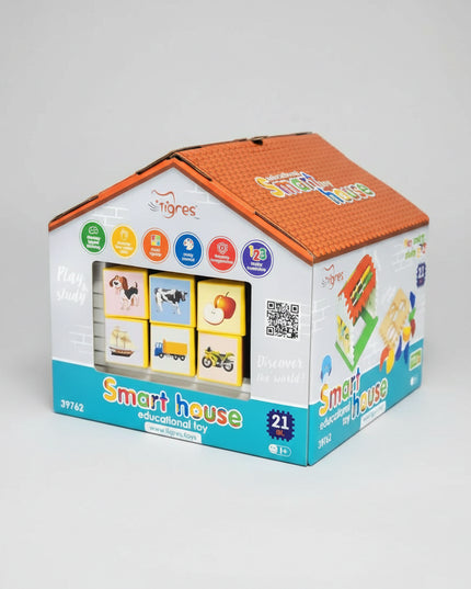 A magical learning house where every piece finds its place!
The ELFIKI Smart House set includes 21 colorful elements that help little ones learn shapes, colors, logic, and problem-solving through hands-on play.