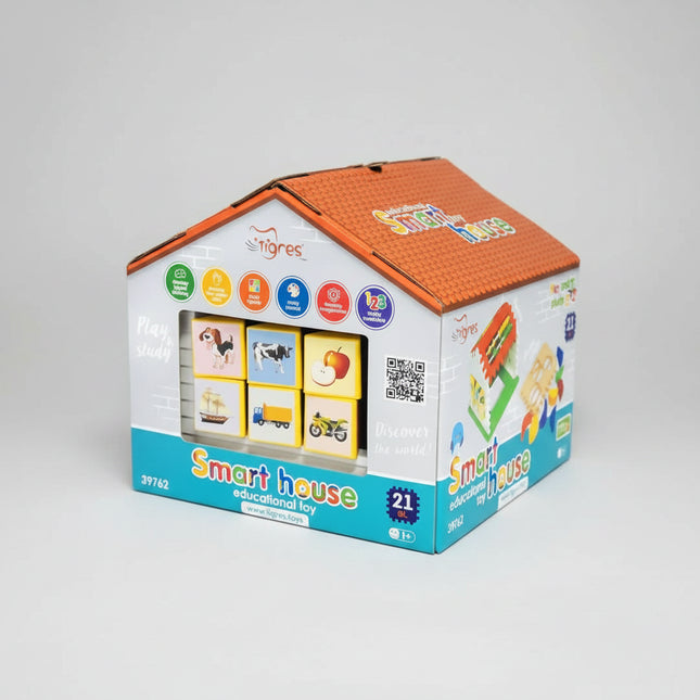A magical learning house where every piece finds its place!
The ELFIKI Smart House set includes 21 colorful elements that help little ones learn shapes, colors, logic, and problem-solving through hands-on play.