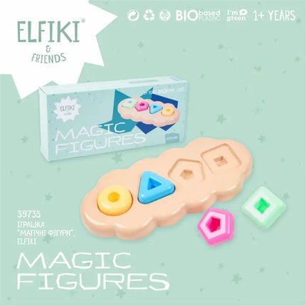 A playful and engaging Montessori-style toy designed to help little explorers discover&nbsp;colors, shapes, logic, and sorting through hands-on play.