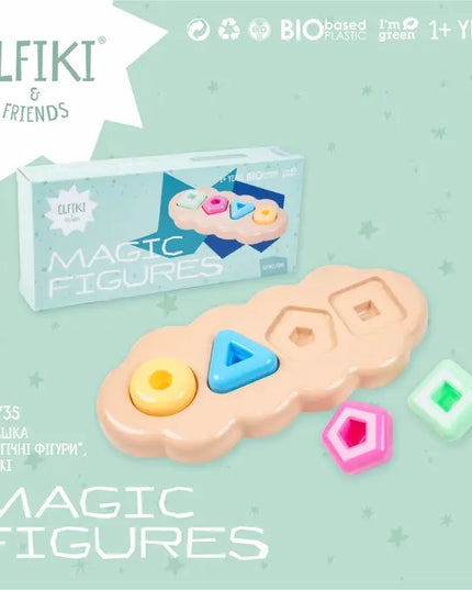 A playful and engaging Montessori-style toy designed to help little explorers discover&nbsp;colors, shapes, logic, and sorting through hands-on play.