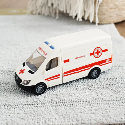 A realistic miniature&nbsp;Mercedes-Benz Sprinter Ambulance designed with true-to-life details.
Perfect for little future heroes and collectors — this emergency vehicle inspires role-play, imagination, and admiration for real-life rescue teams.
