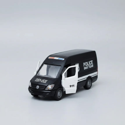 A realistic miniature&nbsp;Mercedes-Benz Sprinter Police vehicle designed for active play and collectors.
With detailed police markings and rolling wheels, this iconic emergency van sparks action-packed imagination, teamwork play, and hero-rescue stories.