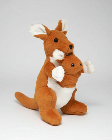 A tender and heartwarming plush toy that celebrates love, comfort, and family.
This soft kangaroo comes with a tiny baby joey tucked safely in its pouch — the sweetest reminder of warmth and protection. Kids adore carrying them around, cuddling, and playing pretend parent-baby games.