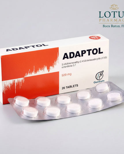 Adaptol Sol Adaptol Tablets 300-500 mg, 20 ct – Lotus Pharmacy & Kids Boutique