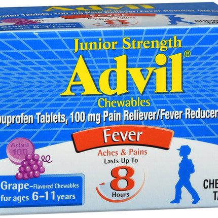 Advil Child Jr Chew Grape, 24 ct