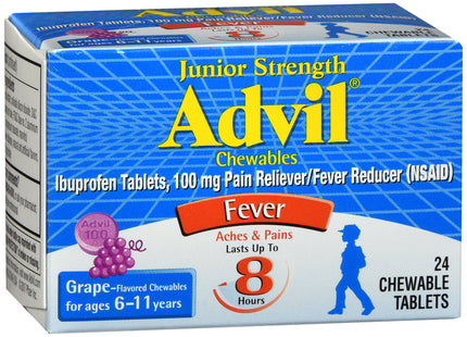 Advil Child Jr Chew Grape, 24 ct