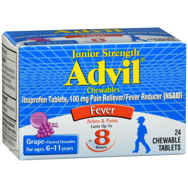 Advil Child Jr Chew Grape, 24 ct