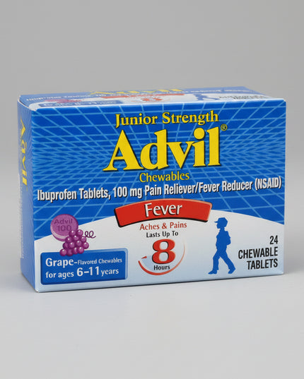 Advil Child Jr Chew Grape, 24 ct