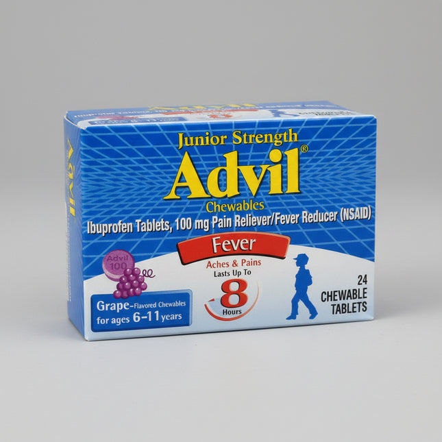Advil Child Jr Chew Grape, 24 ct