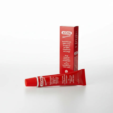 Ajona® Stomaticum Toothpaste Concentrate is a highly concentrated German toothpaste designed for comprehensive daily care of teeth, gums, and the oral cavity.