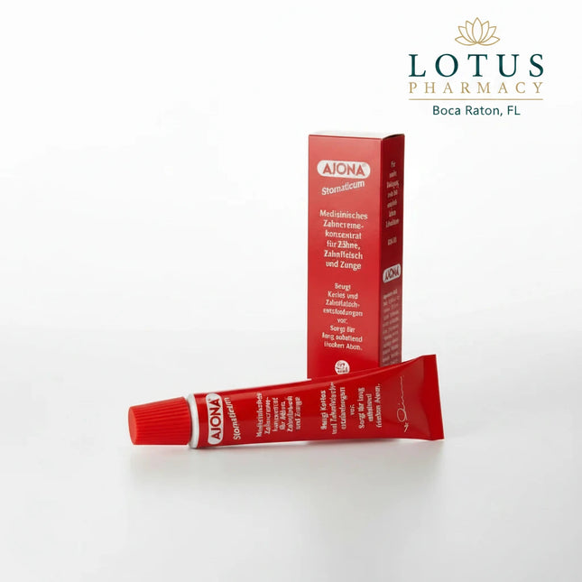 Ajona® Stomaticum Toothpaste Concentrate is a highly concentrated German toothpaste designed for comprehensive daily care of teeth, gums, and the oral cavity.