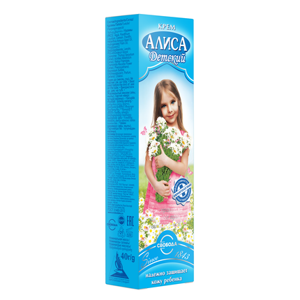 Alisa Crema para el Cuidado de la Piel del Bebé 40g (Алиса Крем Для Ухода За Кожей Младенцев, 40 г)