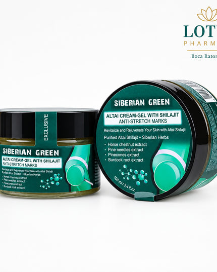 Altai Anti-Stretch Marks Cream-Gel is a lightweight topical body cream formulated with purified Altai shilajit and Siberian herbal extracts. It is designed to moisturize the skin, support elasticity, and improve the appearance of areas affected by stretch marks or changes in skin texture.