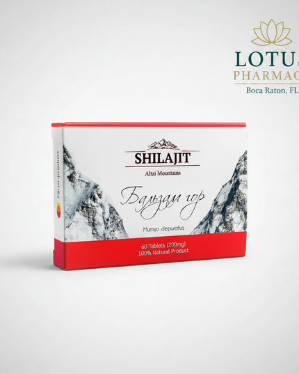 Altai Shilajit “Mountain Balsam” (Алтайское мумиё «Бальзам гор») is a traditional natural mineral-organic supplement sourced from the Altai region. Also known as Mumiyo, Mumie, or Shilajit, this naturally occurring resin-like substance has a long history of use in Central Asian and Eastern European wellness traditions.

Each tablet provides 200 mg of purified Altai shilajit, offering a convenient alternative to traditional shilajit resin. The package contains 60 tablets. Current product listings for the Mou