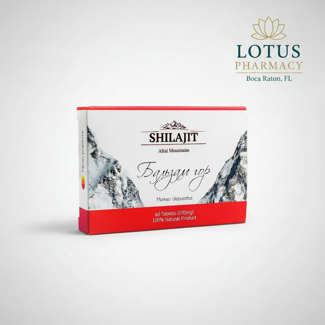 Altai Shilajit “Mountain Balsam” (Алтайское мумиё «Бальзам гор») is a traditional natural mineral-organic supplement sourced from the Altai region. Also known as Mumiyo, Mumie, or Shilajit, this naturally occurring resin-like substance has a long history of use in Central Asian and Eastern European wellness traditions.

Each tablet provides 200 mg of purified Altai shilajit, offering a convenient alternative to traditional shilajit resin. The package contains 60 tablets. Current product listings for the Mou